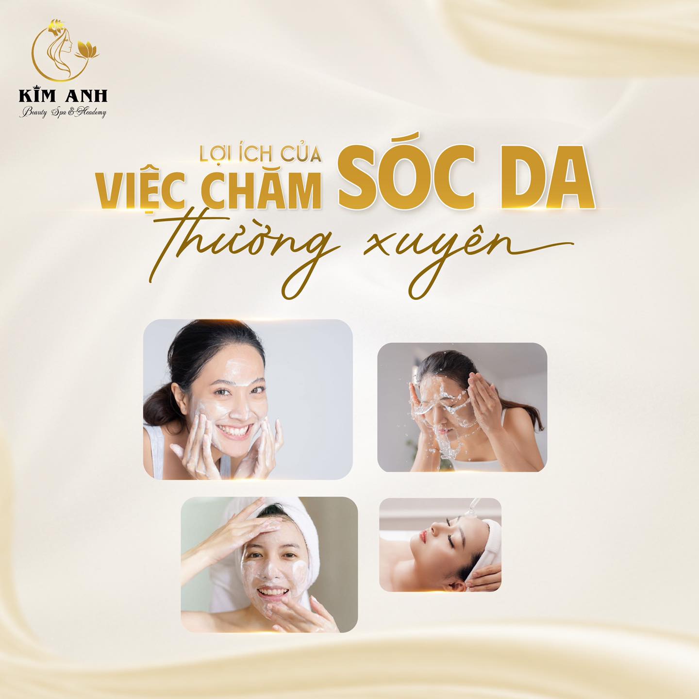 Bất cứ ai cũng muốn sở hữu một làn da khỏe, trắng hồng, mịn màng và để sở hữu làn da đẹp không tì vết, bạn cần phải chăm sóc da thường xuyên