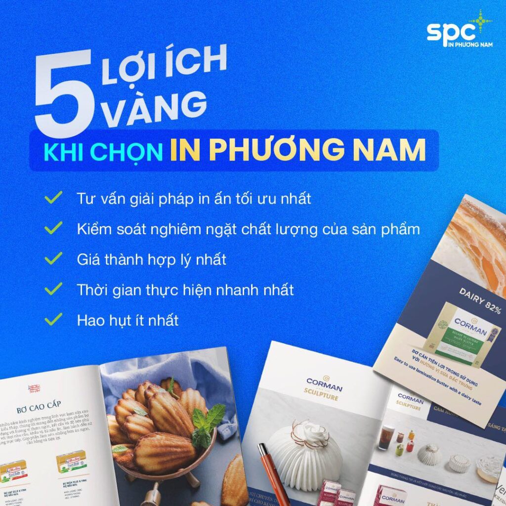 In Phương Nam là công ty chuyên thiết kế in ấn các ấn phẩm văn phòng