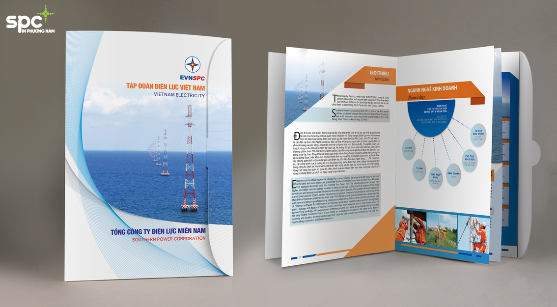 Brochure là một tài liệu quảng cáo của doanh nghiệp.